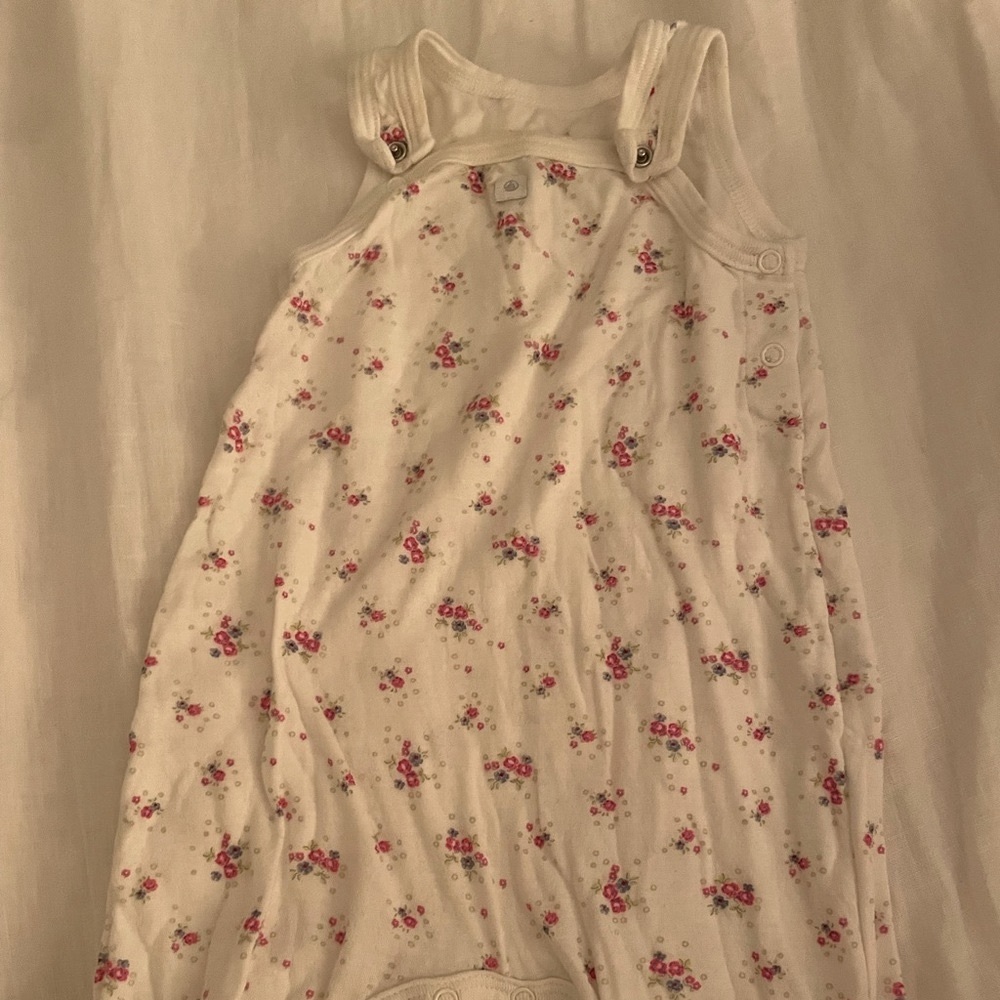 Petite Bateau floral romper, 3 Months
